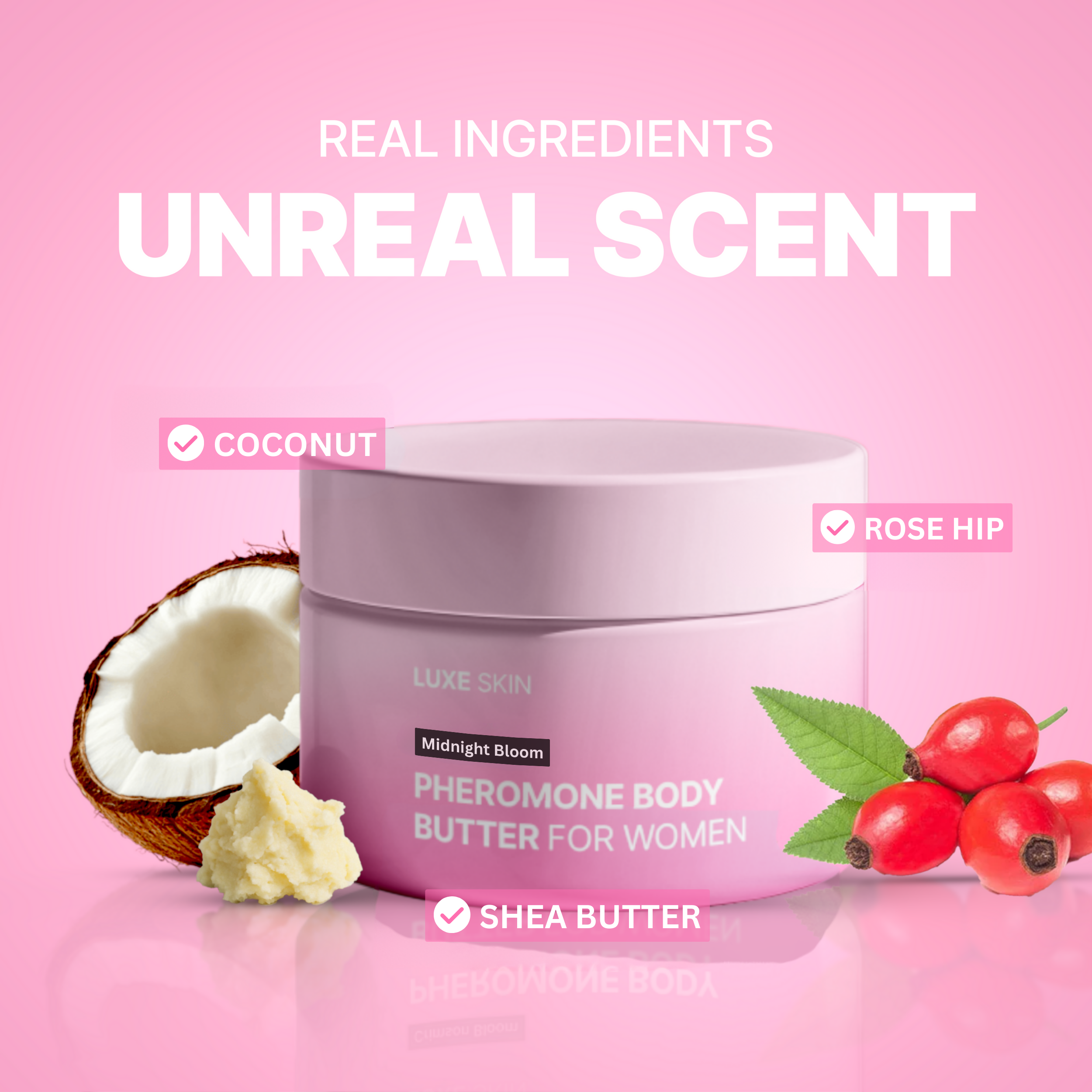 Pheromone Body Butter For Women - Inspired By YSL Black Opium